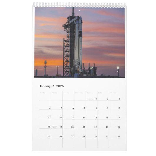 Wetenschap van de kosmos in een kruik kalender (Jan 2026)