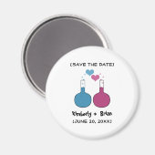 Wetenschap van de Liefde Sparen de Datum Magnet (Voorkant / Achterkant)