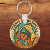 Wetenschap Van De Zeerover Krab Sleutelhanger (Voorkant)