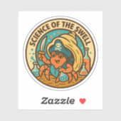 Wetenschap Van De Zeerover Krab Sticker (Vel)