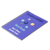 Wetenschap van het virtuele leercentrum van mama notitieboek (Linkerzijde)