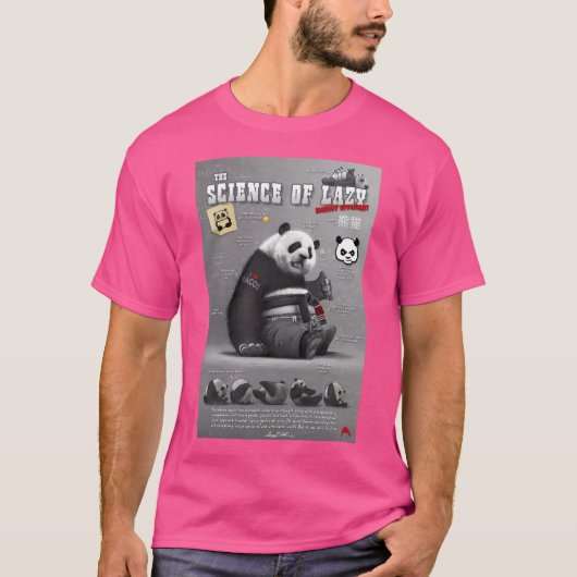 Wetenschap van Lazy T-shirt (Voorkant)