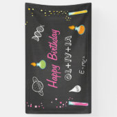 Wetenschap verjaardag banner Experiment Lab Party  (Verticaal)