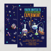 Wetenschap Verjaardag Uitnodigingen (Voorkant / Achterkant)