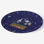 Wetenschap Verjaardag Uitnodigingen Papieren Bordje (Gekanteld)