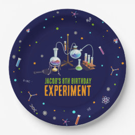 Wetenschap Verjaardag Uitnodigingen Papieren Bordje