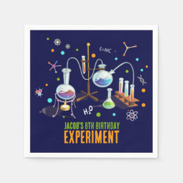 Wetenschap Verjaardag Uitnodigingen Servet