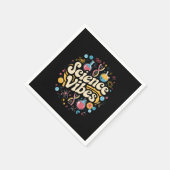 Wetenschap Vibes Groovy Eerste dag van Back To Sch Servet (Hoek)