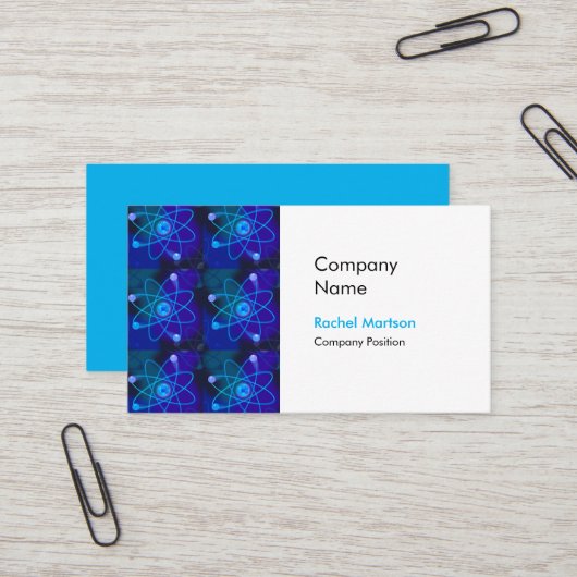 Wetenschap Visitekaartje (Voorkant / Achterkant in situ)