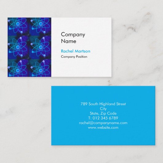 Wetenschap Visitekaartje (Voorkant / Achterkant)