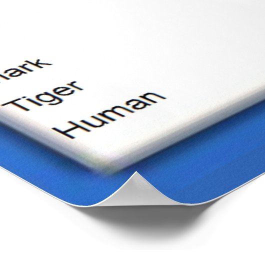 Wetenschap, voedselketen, secundaire consumenten poster (Hoek)