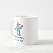 wetenschap voor kinderen-robot koffiemok (Voorkant links)