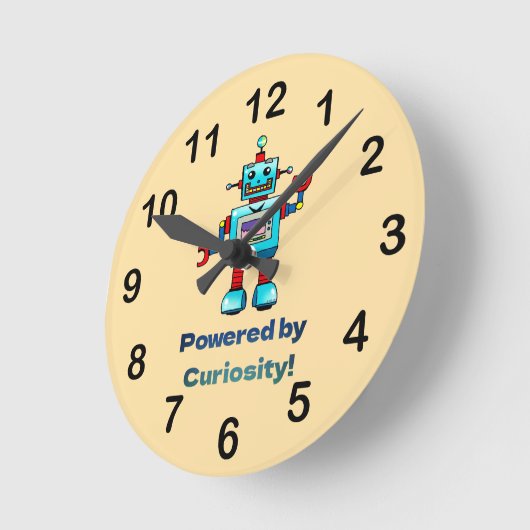 wetenschap voor kinderen-robot ronde klok (Hoek)