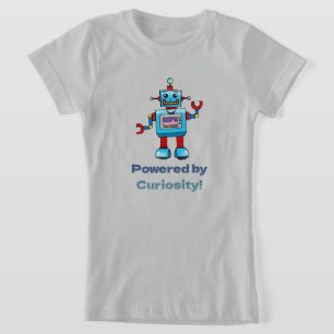 wetenschap voor kinderen-robot t-shirt