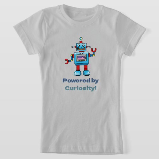wetenschap voor kinderen-robot t-shirt (Laagn)