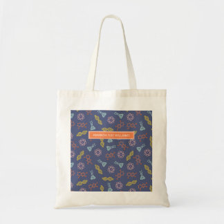Wetenschap / Wetenschap - Jouw naam / Monogram DNA Tote Bag