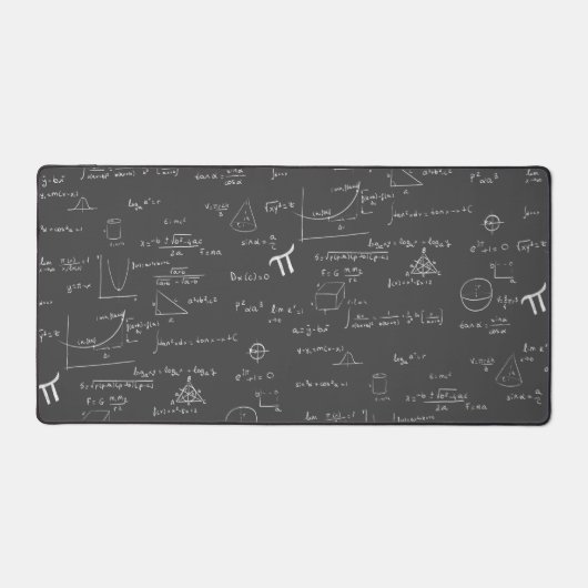 Wetenschap Wiskunde Formulas College afgestudeerd Bureaumat (Voorkant)