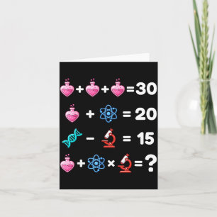 Wetenschap Wiskunde Raadsel Valentijn Chemie Biolo Kaart