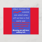 WETENSCHAP WISKUNDEN ONDERWIJS WOORDEN GEDICHTEN BRIEFKAART (Voorkant)