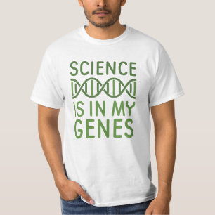 Wetenschap Zit In Mijn Genen T-shirt