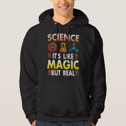Wetenschap zoals Magisch Hoodie (Voorkant)