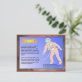 Wetenschap, Zwaartekracht Briefkaart (Staand voorkant)