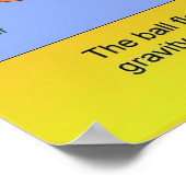 Wetenschap, Zwaartekracht en Ruimtevaart, Evenwich Poster (Hoek)