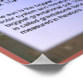 Wetenschap, Zwaartekracht Poster (Hoek)