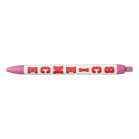 Wetenschap Zwarte Inkt Pen (Voorkant)