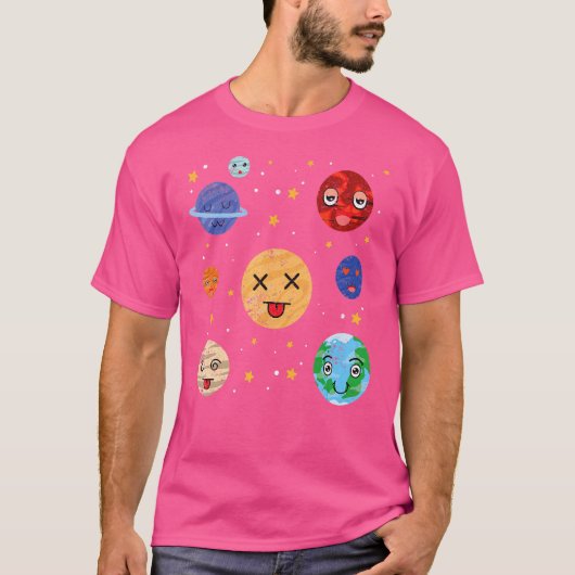 Wetenschappelijk Astronoom Outer Space Science Kin T-shirt (Voorkant)
