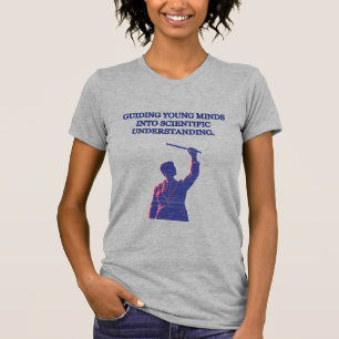 Wetenschappelijk begrip bij jonge geesten leiden t-shirt
