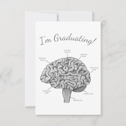 Wetenschappelijk brein aankondiging (Voorkant)