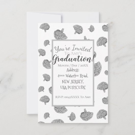 Wetenschappelijk brein aankondiging (Achterkant)