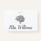 Wetenschappelijk brein badge (Voorkant)