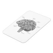 Wetenschappelijk brein magneet (Linkerzijde)