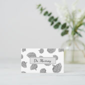 Wetenschappelijk brein visitekaartje (Staand voorkant)