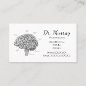 Wetenschappelijk brein visitekaartje (Achterkant)