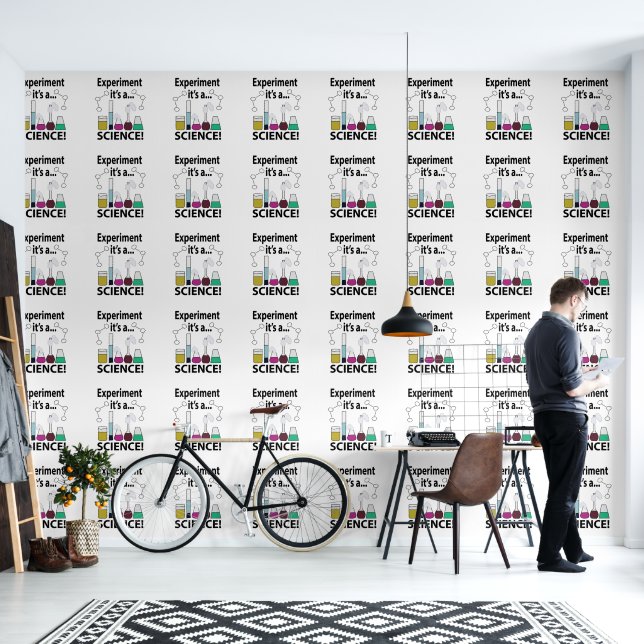 Wetenschappelijk Experiment Het is een Wetenschap  Behang (Woonkamer)