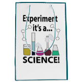 Wetenschappelijk Experiment Het is een Wetenschap Medium Cadeauzakje (Voorkant)