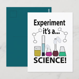 Wetenschappelijk Experiment Het is Wetenschap Briefkaart