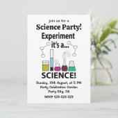 Wetenschappelijk Experiment Het is Wetenschap Kaart (Staand voorkant)