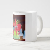 Wetenschappelijk experiment kolf Monster Grote Koffiekop (Voorkant rechts)