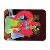Wetenschappelijk experiment kolf Monster Magneet (Horizontaal)