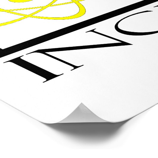 wetenschappelijk geïnclineerd poster (Hoek)