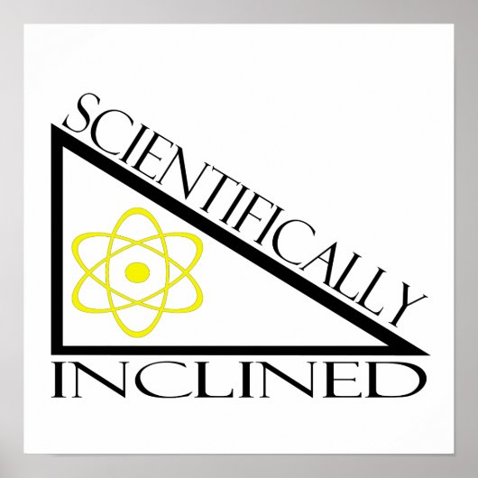 wetenschappelijk geïnclineerd poster (Voorkant)
