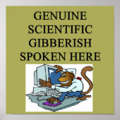 wetenschappelijk gibberisch poster (Voorkant)