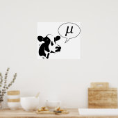 Wetenschappelijk Koe Goes Mu Poster (Keuken)