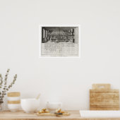 Wetenschappelijk laboratorium en tabel van chemisc poster (Keuken)