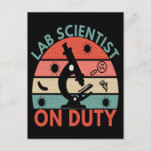 WETENSCHAPPELIJK LABORATORIUM - MEDISCH LABOWETENS BRIEFKAART (Voorkant)