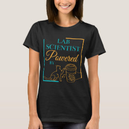 WETENSCHAPPELIJK LABORATORIUM MET KATTEN EN KOFFIE T-SHIRT